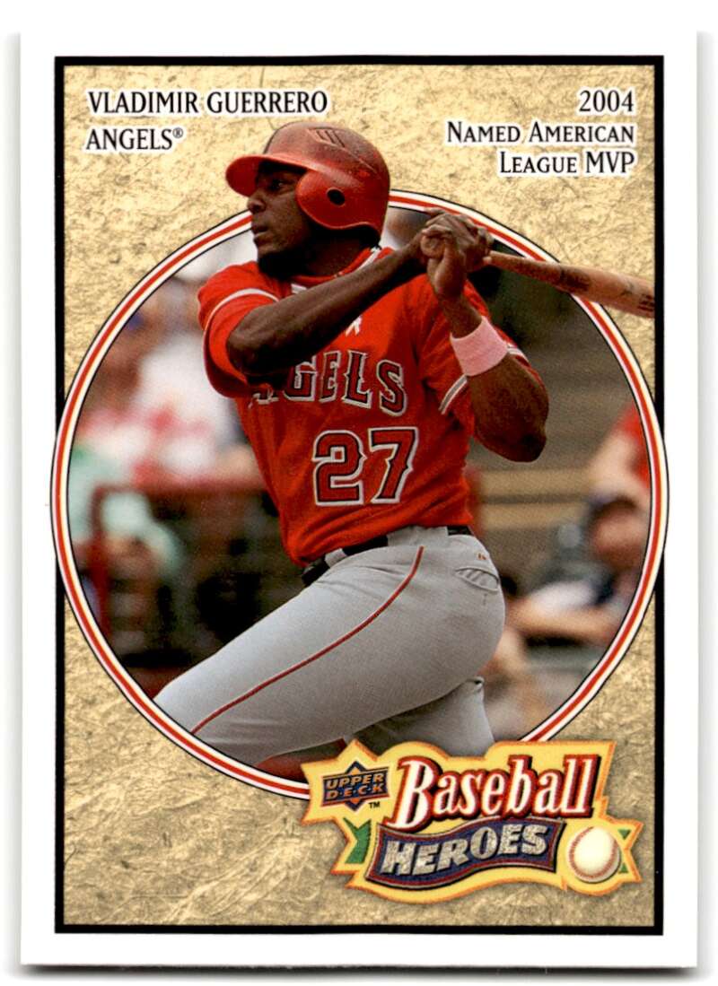 2008 Upper Deck Baseball Heroes #82 Vladimir Guerrero NM-MT Angels