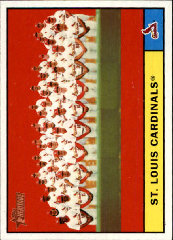 2010 Topps Heritage #347 St. Louis Cardinals NM-MT Cardinals