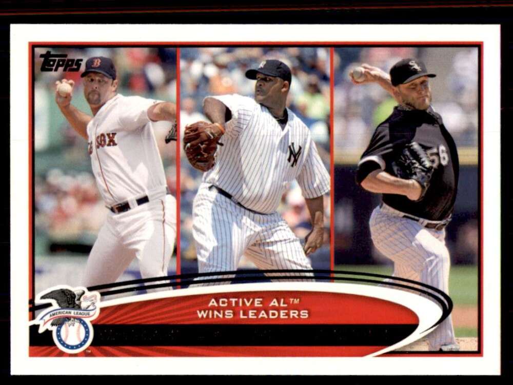 2012 Topps #212 Tim Wakefield/CC Sabathia/Mark Buehrle NM-MT