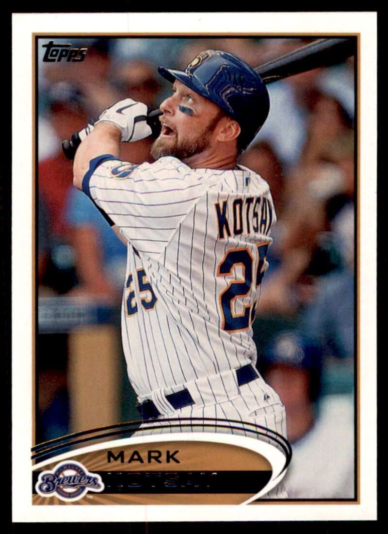 2012 Topps #327 Mark Kotsay NM-MT Brewers