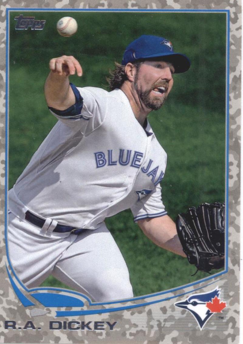 2012 Topps Wal-Mart Blue Border #279 R.A. Dickey New York Mets