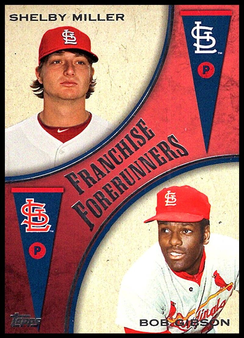 2013 Topps Update Franchise Forerunners #6 Bob Gibson/Shelby Miller NM-MT Cardinals