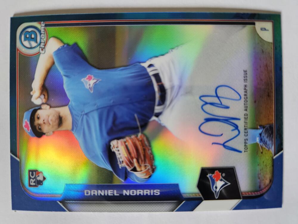 2015 Bowman  Rookie Chrome Blue Refractor Autographs