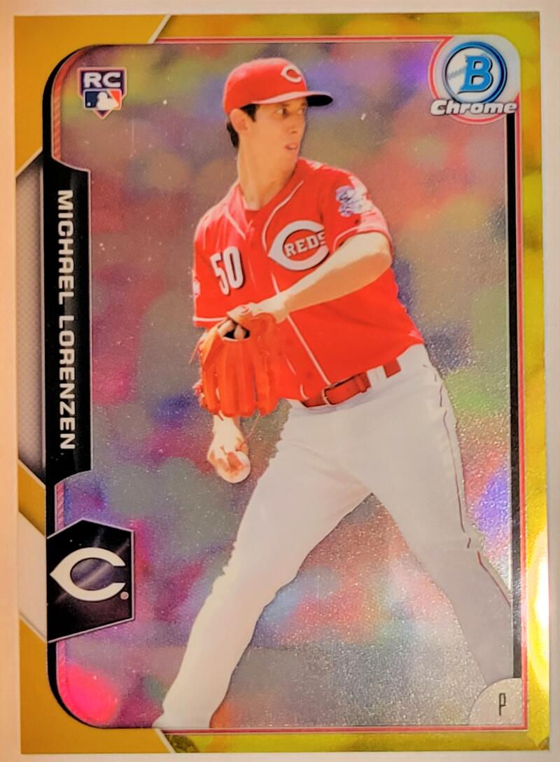 2015 Bowman Chrome Gold Refractor Baseball Checklist | Ultimate Cards ...