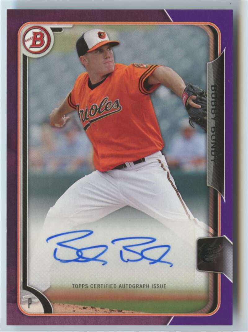 2015 Bowman  Prospect Autographs Retail Purple