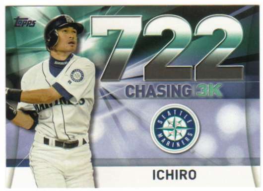 2016 Topps Chasing 3000 Ichiro #3000-7 Ichiro NM-MT