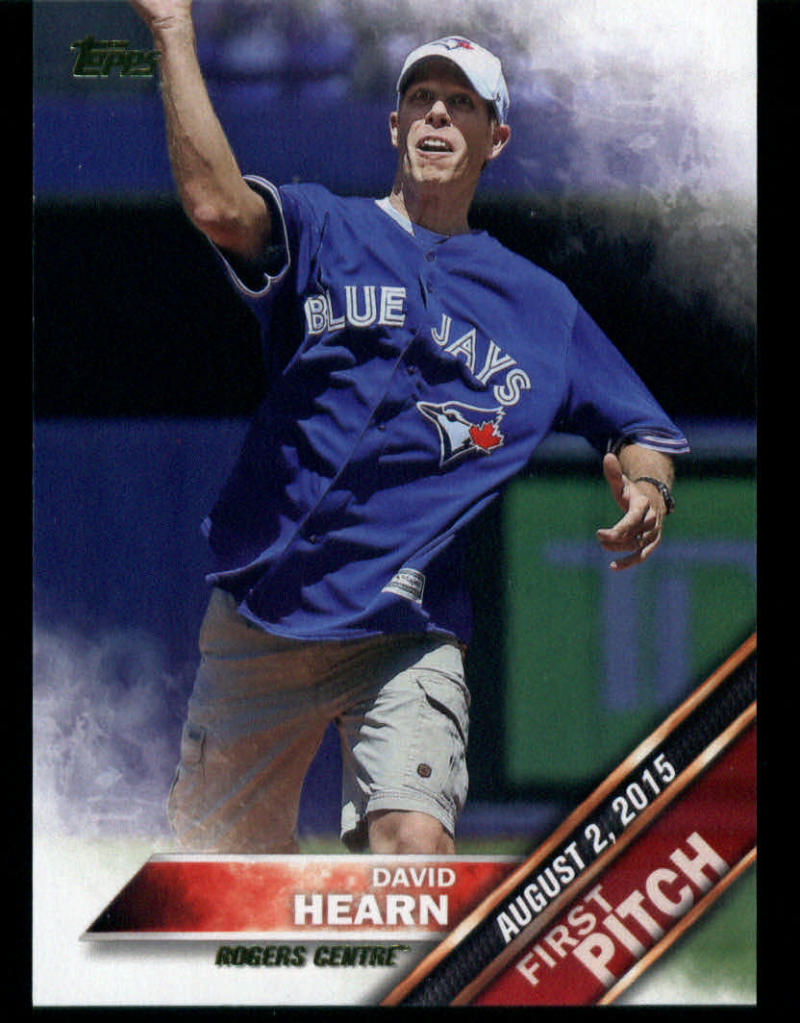 2016 Topps First Pitch Series 2 #FP-20 David Hearn NM-MT Blue Jays