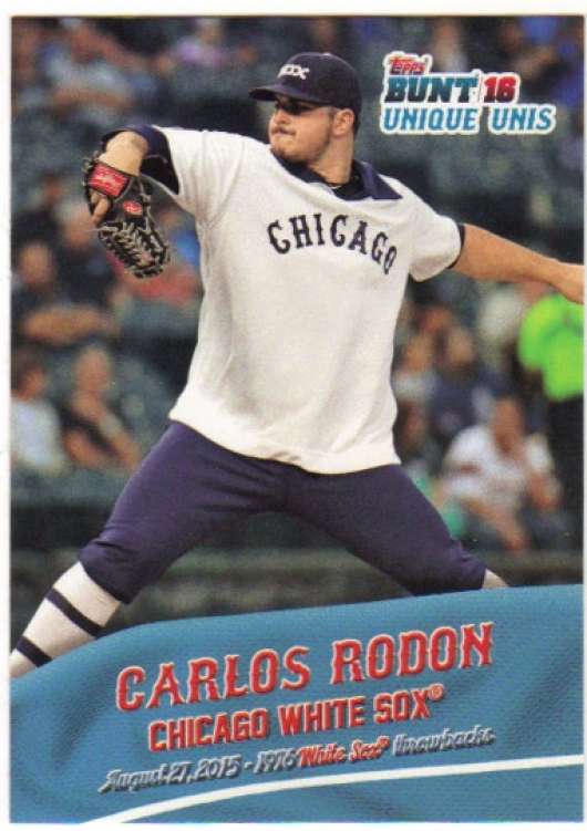 2016 Topps Bunt Unique Unis #UU-4 Carlos Rodon NM-MT White Sox