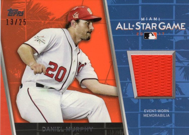 2017 Topps Update All-Star Stitches Relics Orange