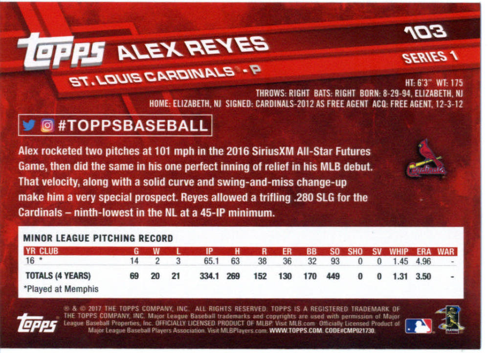 2017 Topps Series 2 #373 Yadier Molina St. Louis Cardinals Baseball Card