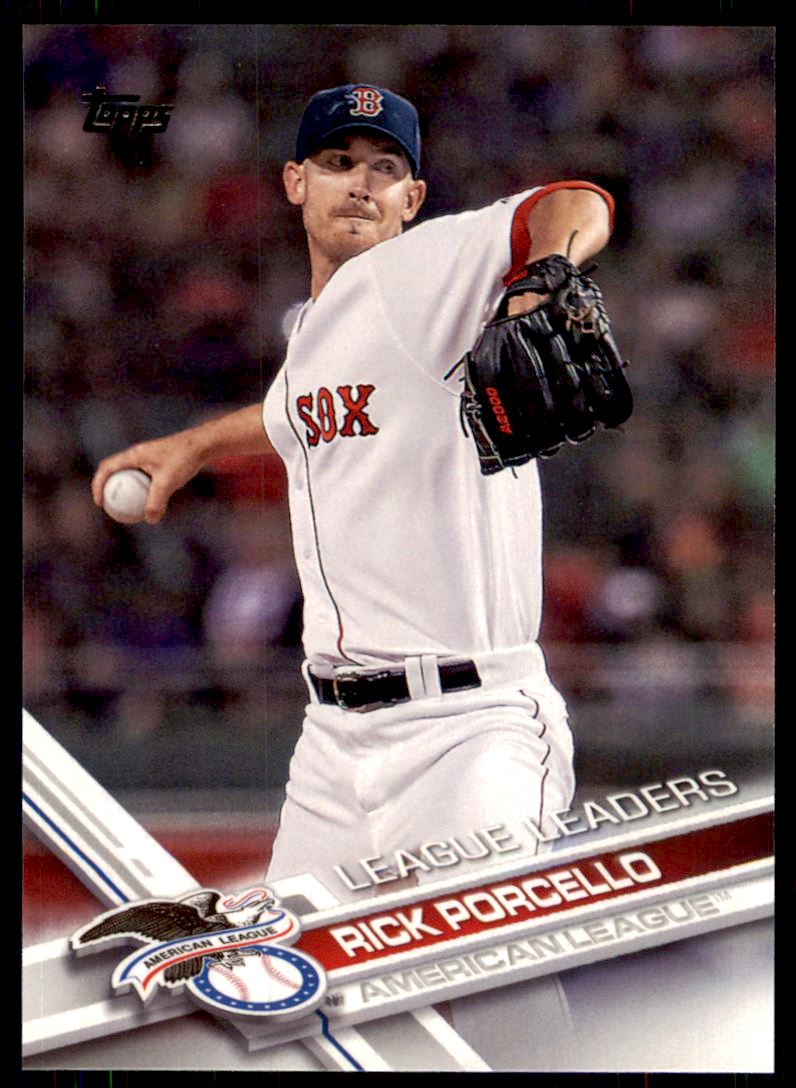 2017 Topps Series 1 #28 Rick Porcello Boston Red Sox LL