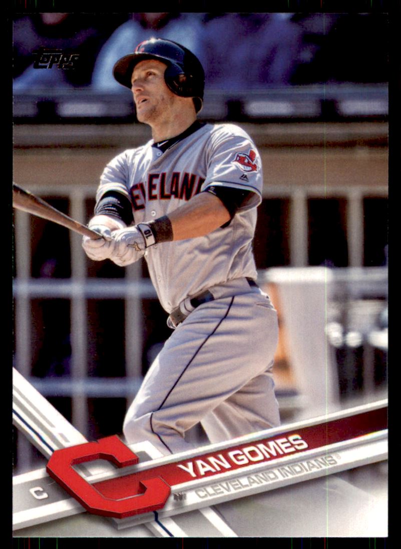 2017 Topps Series 1 #137 Yan Gomes Cleveland Indians