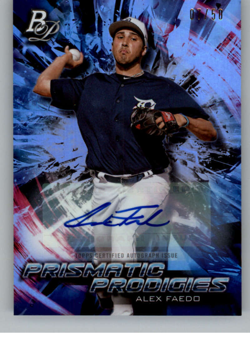 2018 Bowman Platinum Prismatic Prodigies Autographs