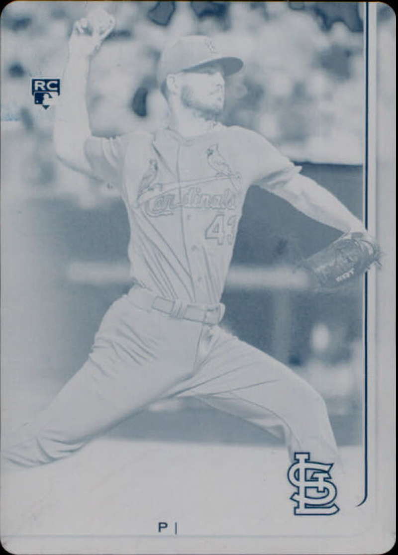 2019 Topps  Printing Plates Cyan