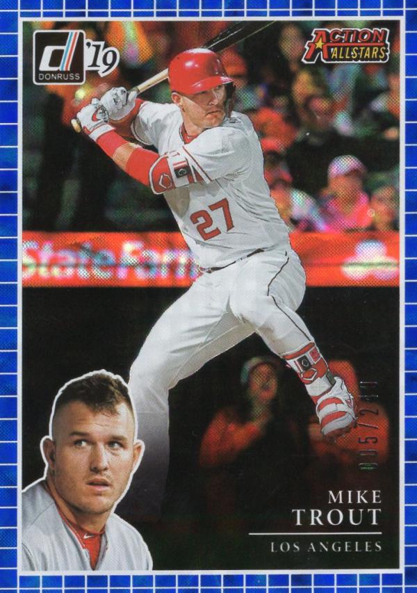 2019 Donruss  Action All-Stars Blue