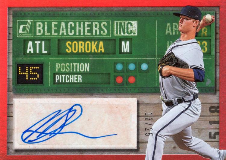 2019 Donruss  Bleachers Inc. Red