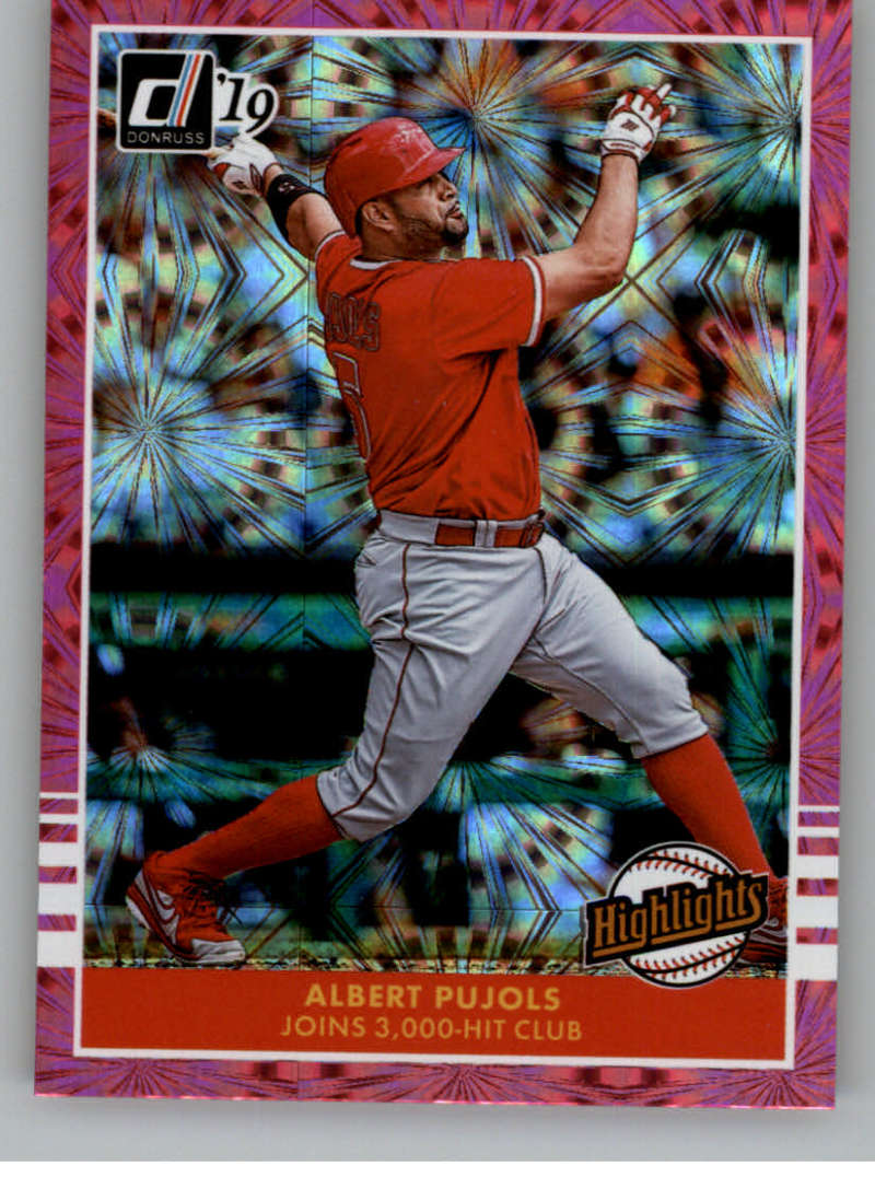 2019 Donruss  Highlights Pink Firework