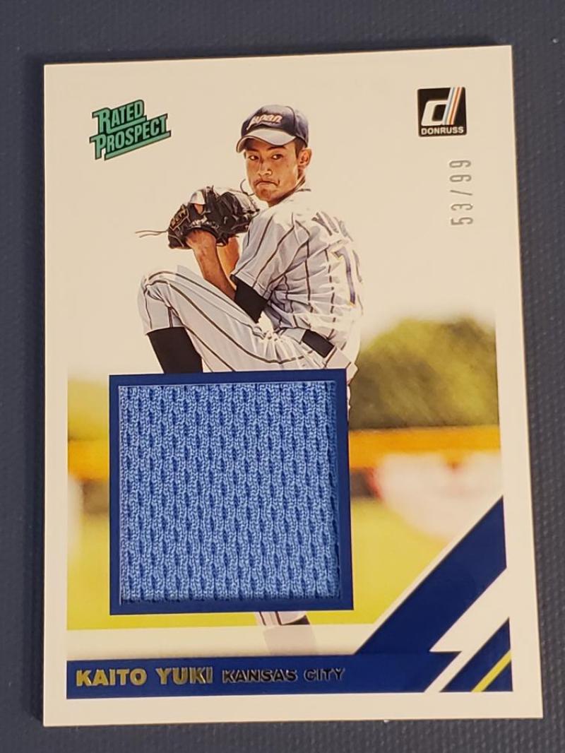 2019 Donruss  Rated Prospect Material Gold