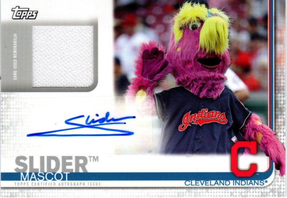 2019 Topps Opening Day Mascot Autographed Relics