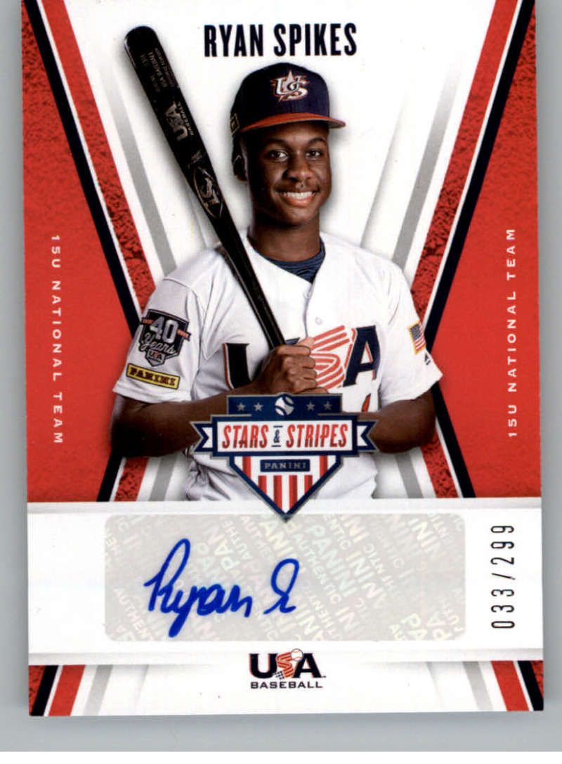 2019 Panini Stars and Stripes 15U National Team Signatures