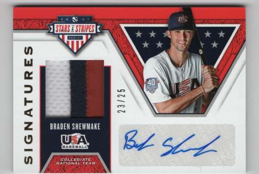 2019 Panini Stars and Stripes Stars and Stripes Prime Signatures