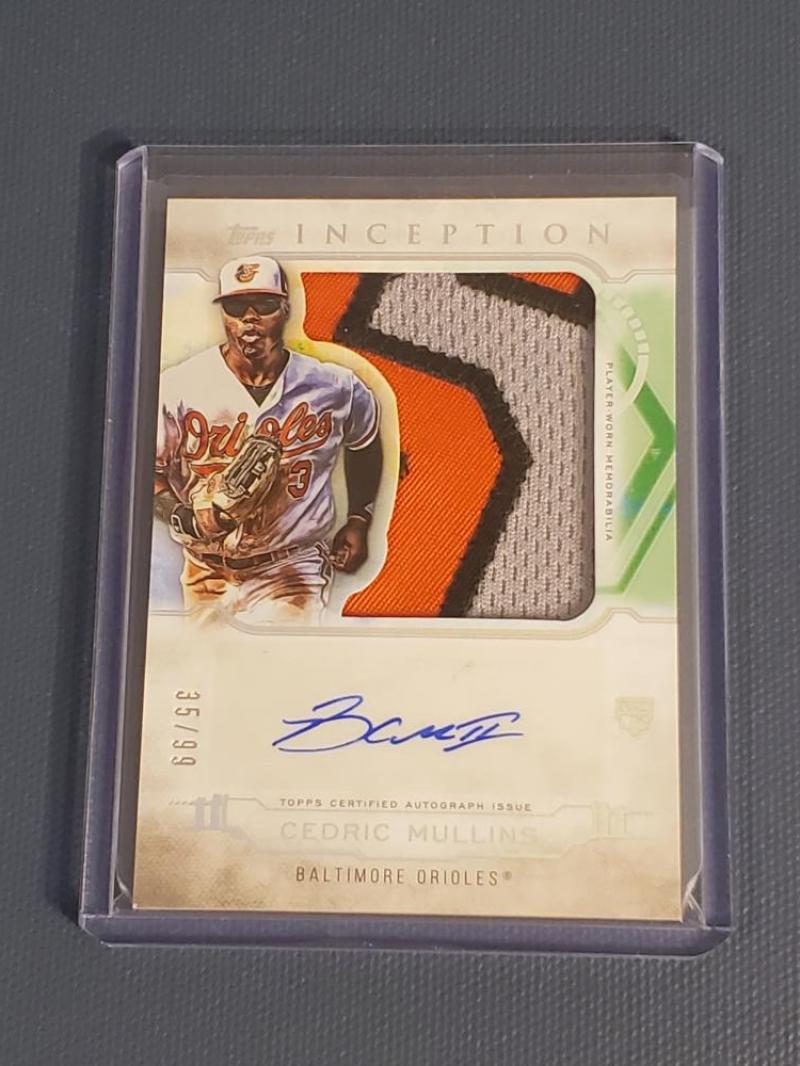 2019 Topps Inception Autographed Jumbo Patches