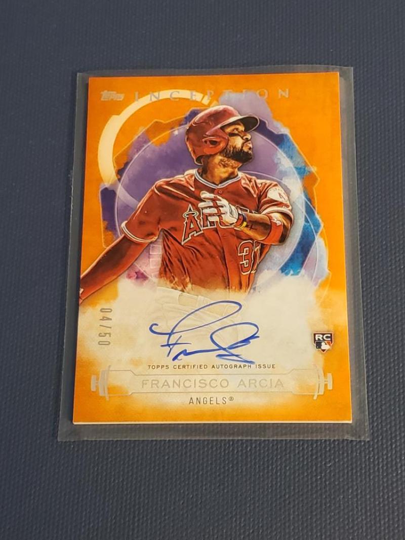 2019 Topps Inception Rookies and Emerging Stars Autographs Orange