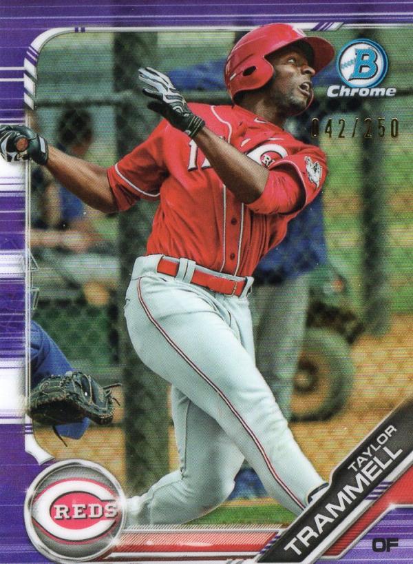 2019 Bowman  Chrome Prospects Refractors Purple