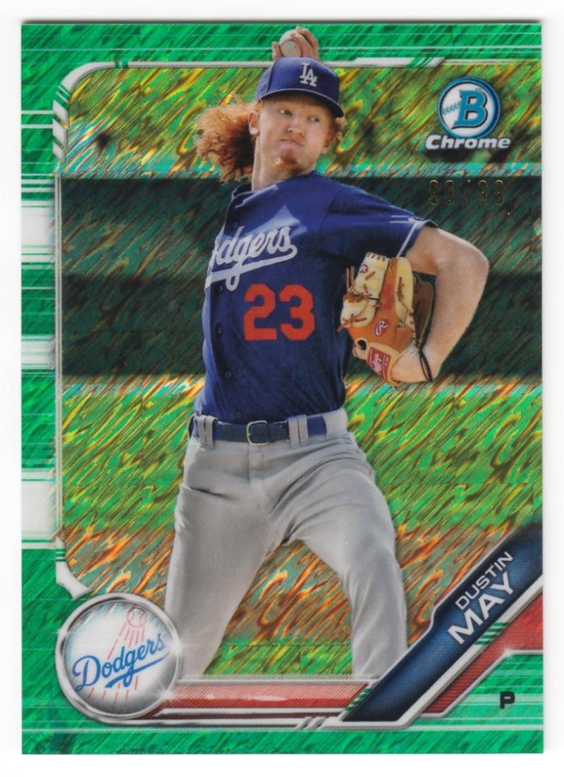 2019 Bowman  Chrome Prospects Refractors Green Shimmer