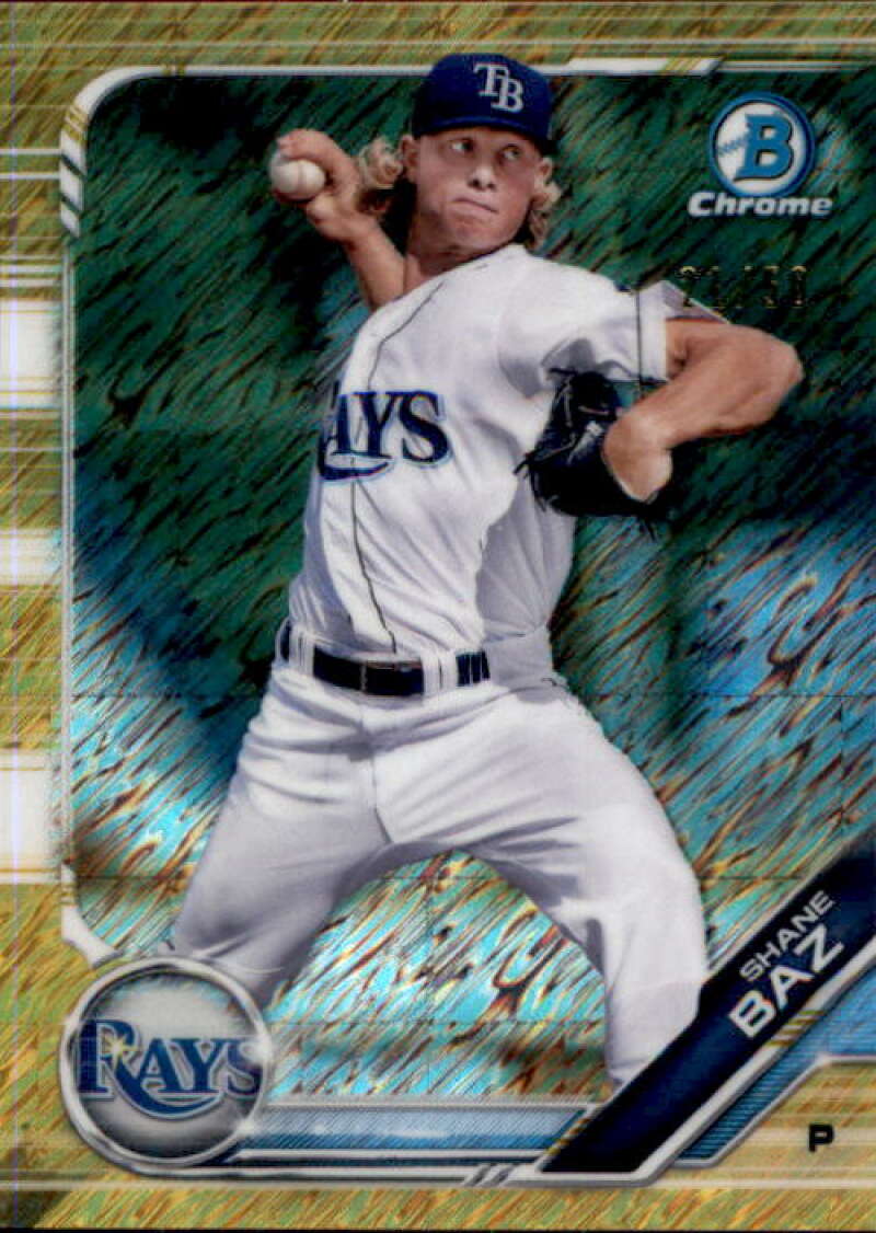 2019 Bowman  Chrome Prospects Refractors Gold Shimmer