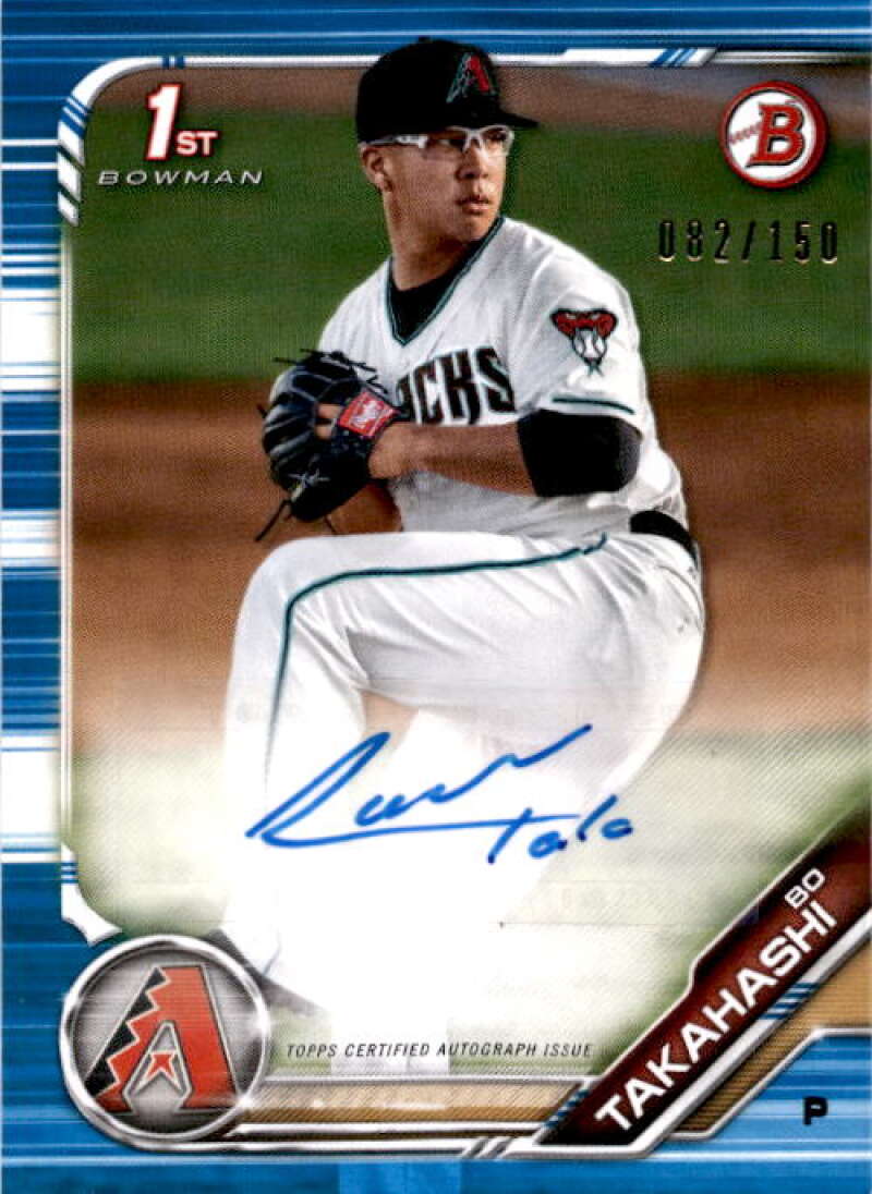 2019 Bowman  Prospect Autographs Blue