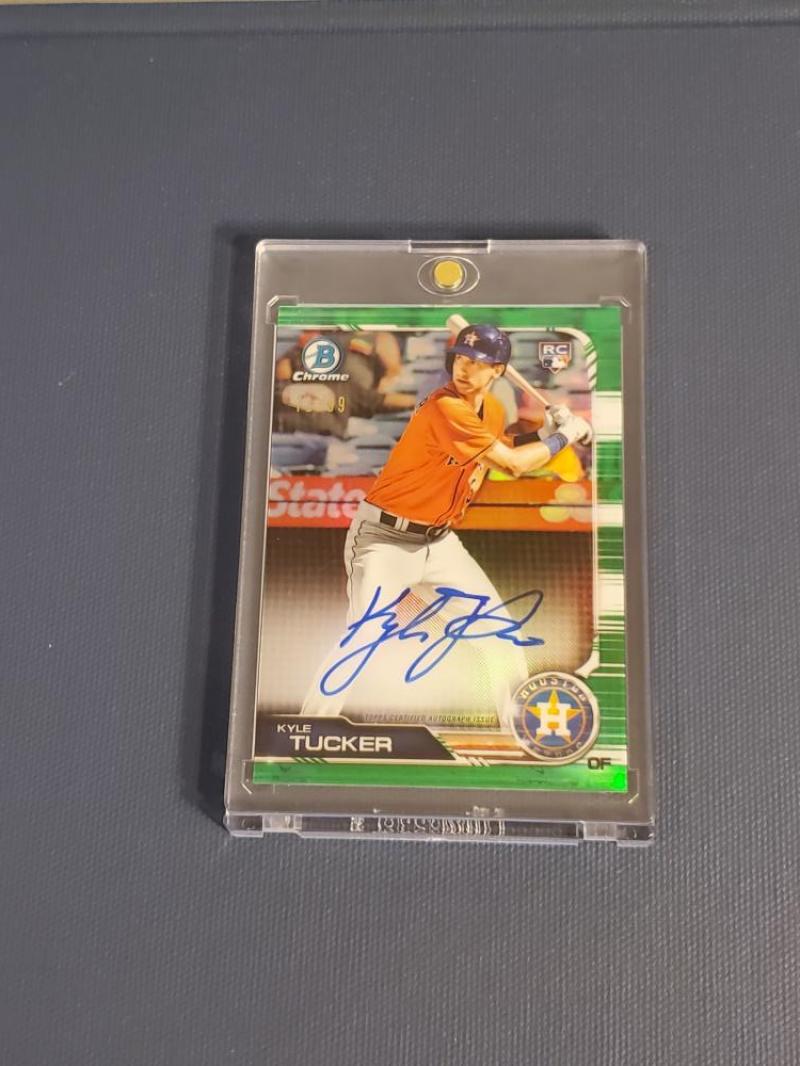 2019 Bowman  Chrome Rookie Autographs Refractors Green