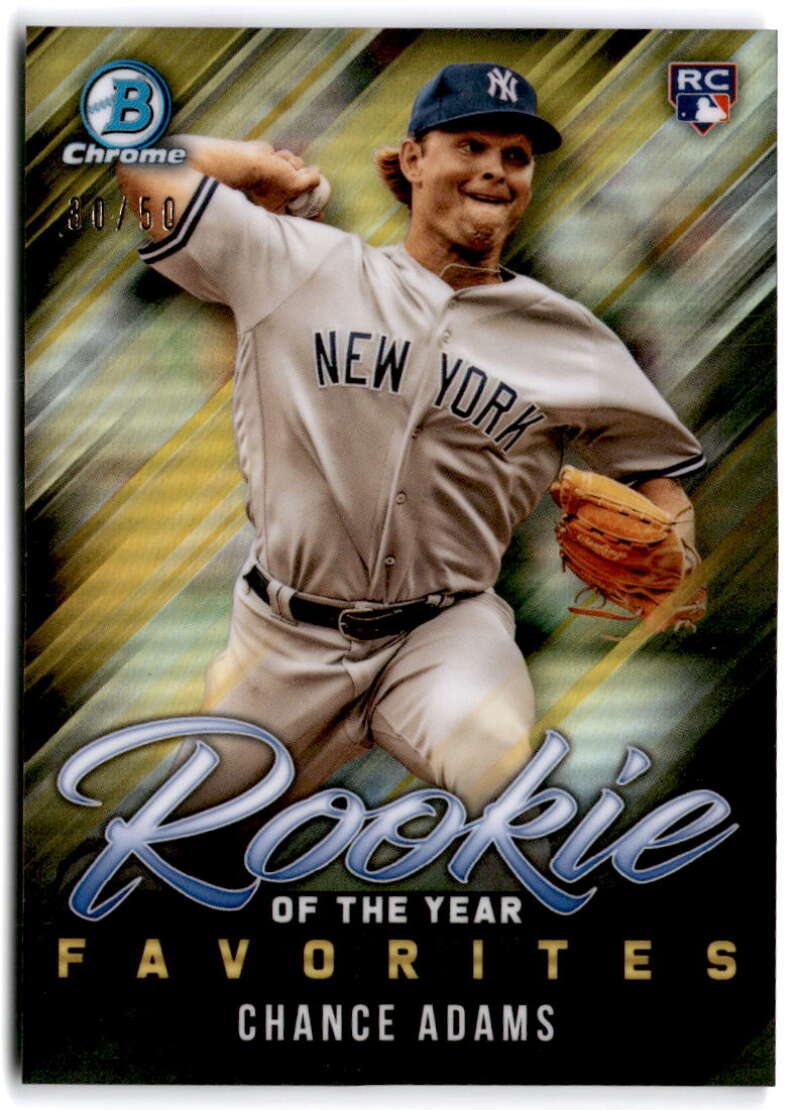 2019 Bowman  Rookie of the Year Favorites Gold