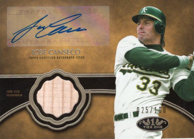 2019 Topps Tier One Autographed Relics