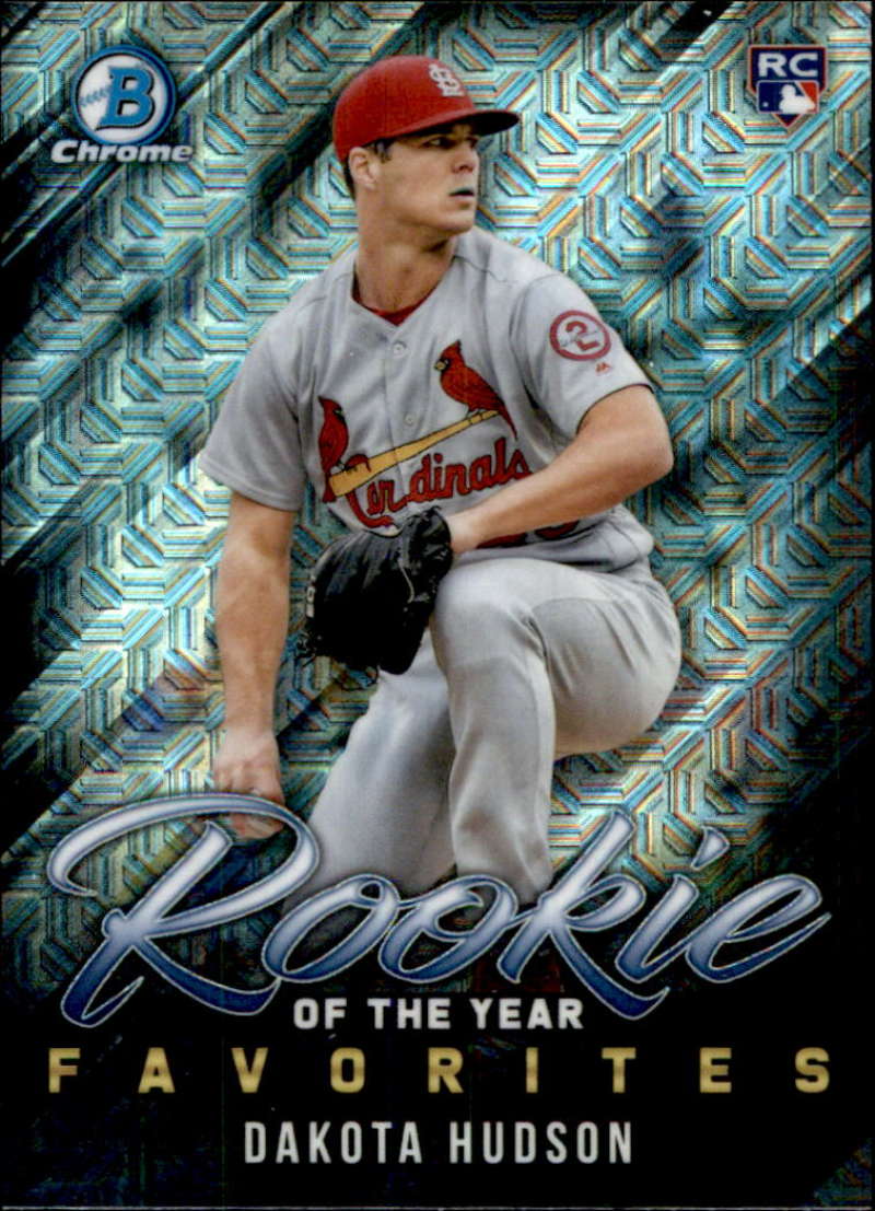 2019 Bowman Mega Box Rookie of the Year Favorites Refractors