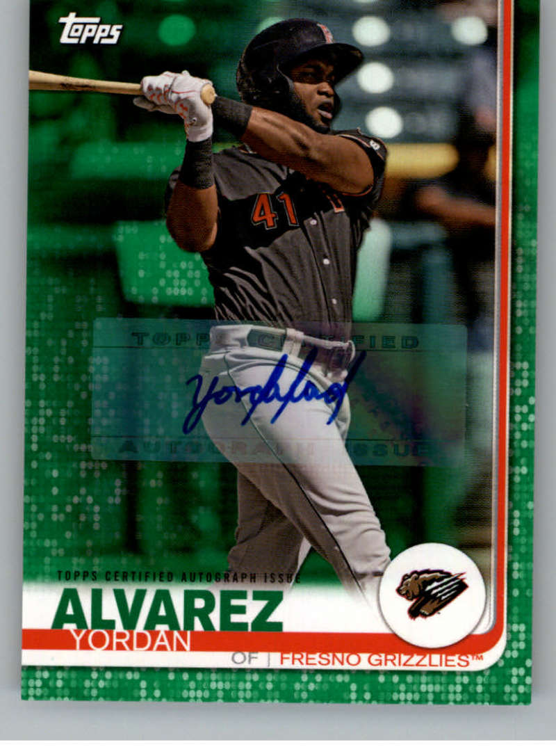 2019 Topps Pro Debut Autographs Green