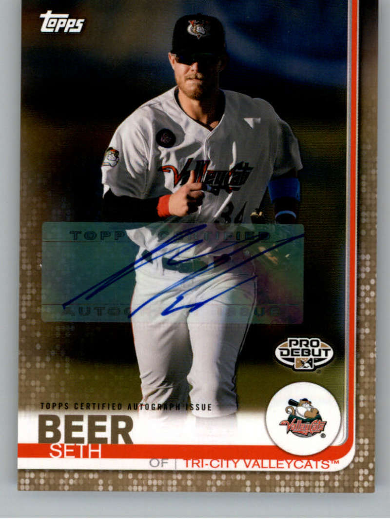 2019 Topps Pro Debut Autographs Gold