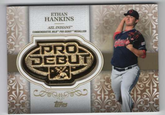 2019 Topps Pro Debut Distinguished Debut Manufactured Medallion Gold