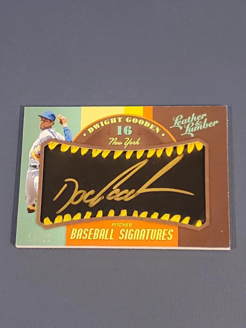 2019 Panini Leather and Lumber Baseball Signatures Black Gold