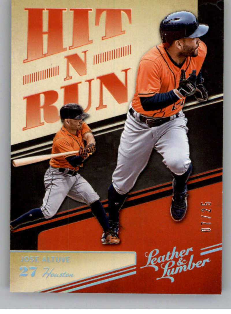 2019 Panini Leather and Lumber Hit-N-Run Holo Silver