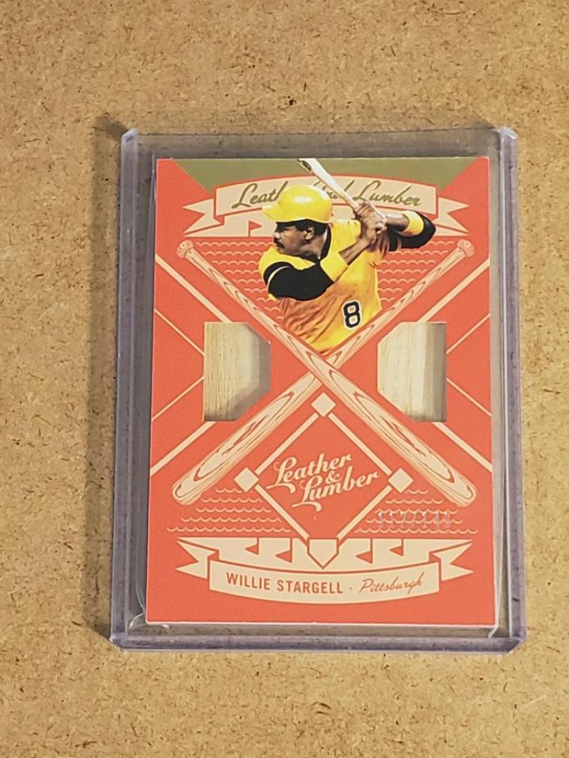 2019 Panini Leather and Lumber Leather/Lumber Dual Bat