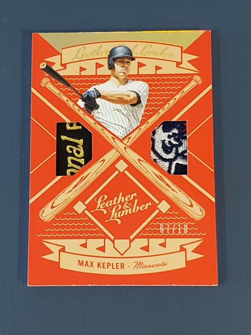 2019 Panini Leather and Lumber Leather/Lumber Dual Bat-Glove