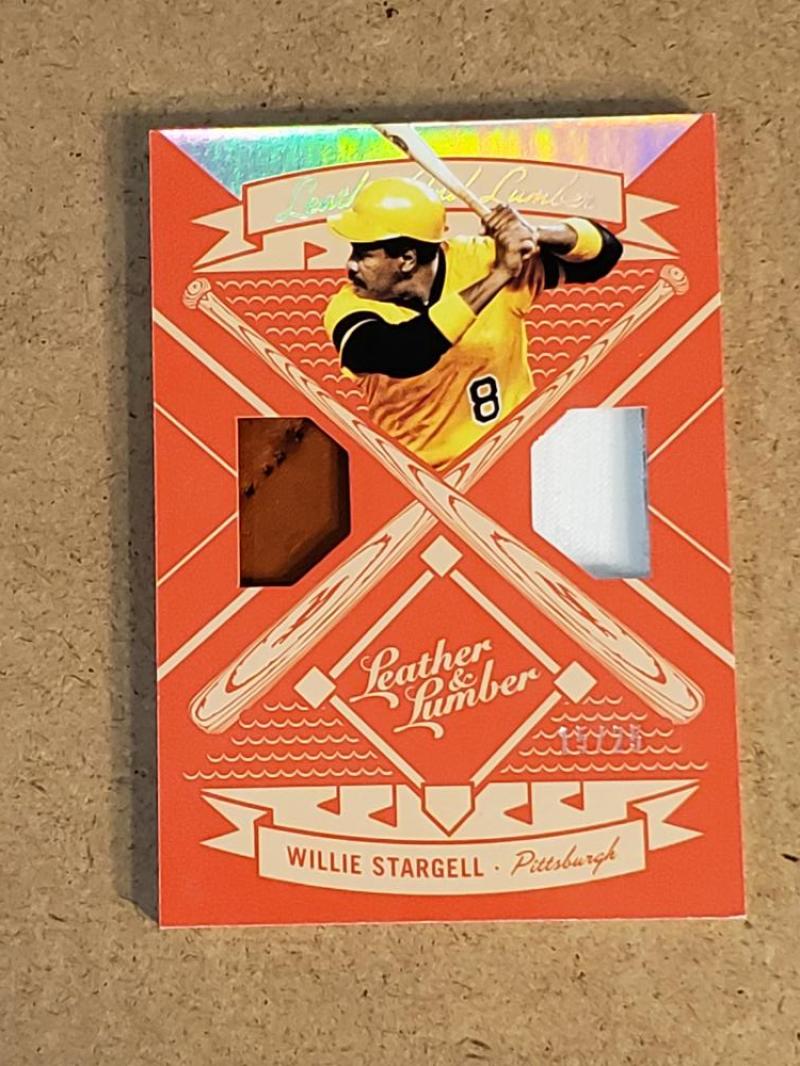 2019 Panini Leather and Lumber Leather/Lumber Dual Jersey-Glove