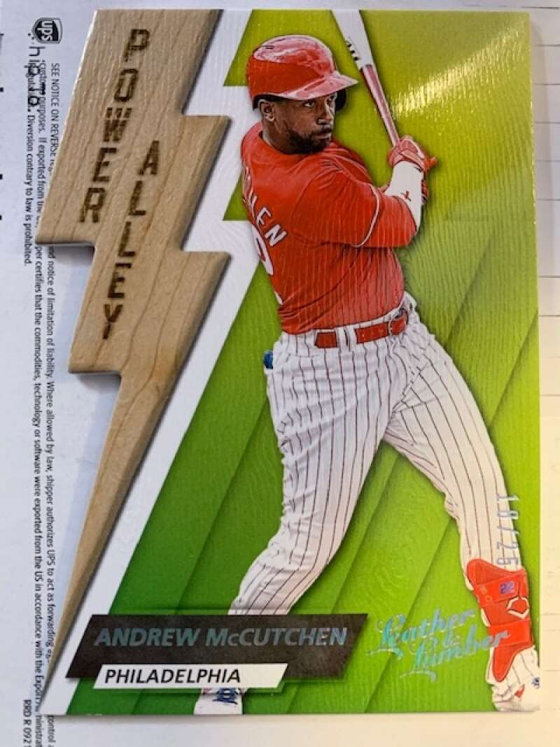 2019 Panini Leather and Lumber Power Alley Holo Silver