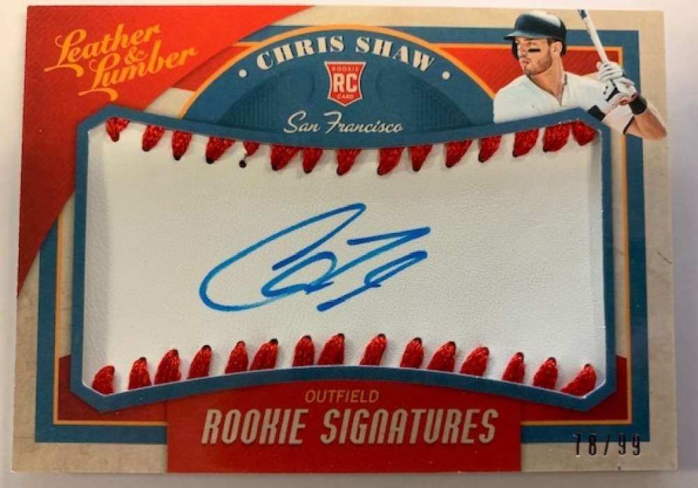 2019 Panini Leather and Lumber Rookie Baseball Signatures