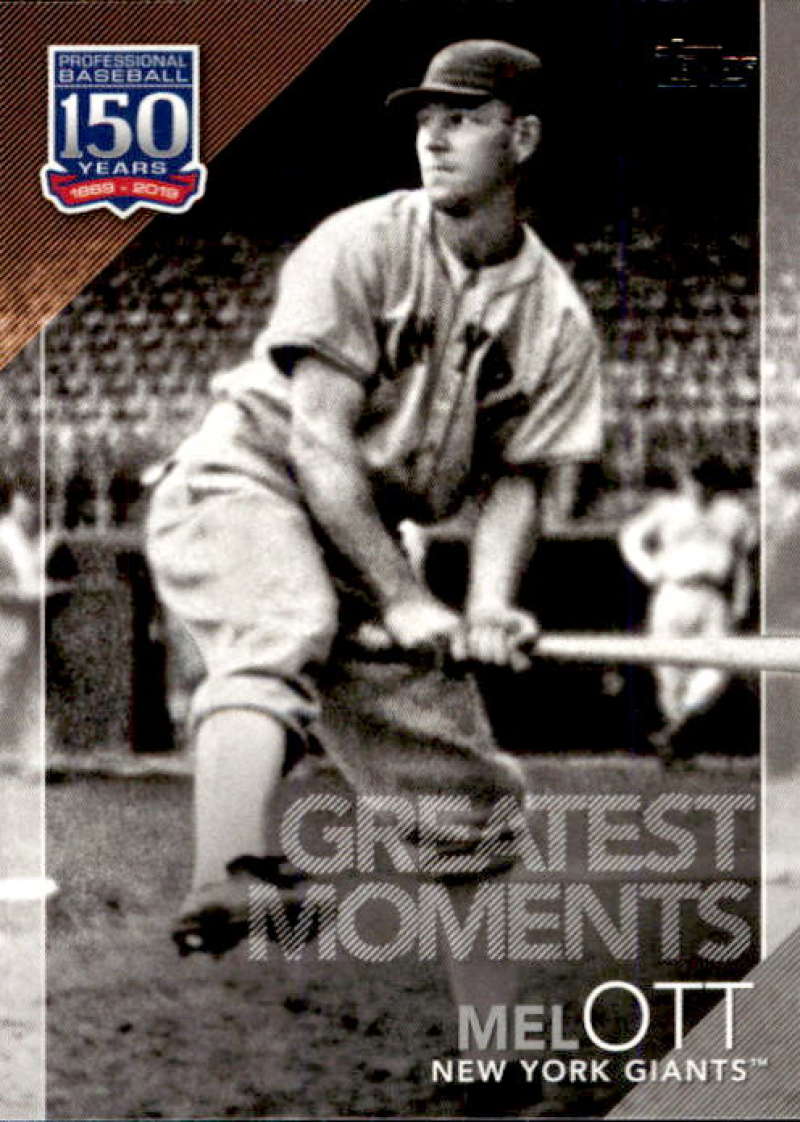 2019 Topps  150 Years of Baseball Greatest Moments