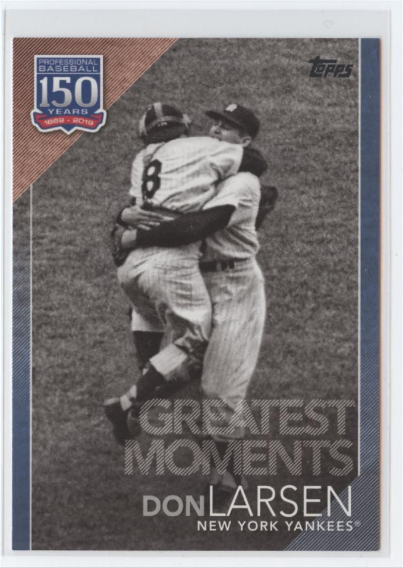 2019 Topps  150 Years of Baseball Greatest Moments Blue