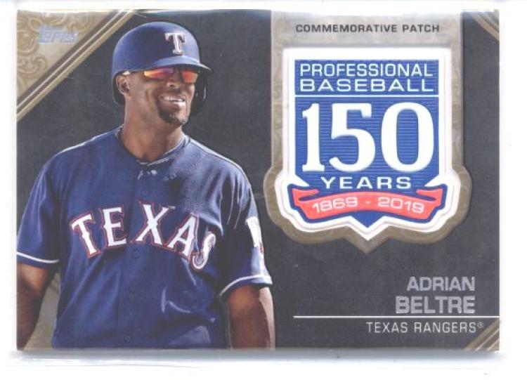 2019 Topps  150th Anniversary Manufactured Patches Gold