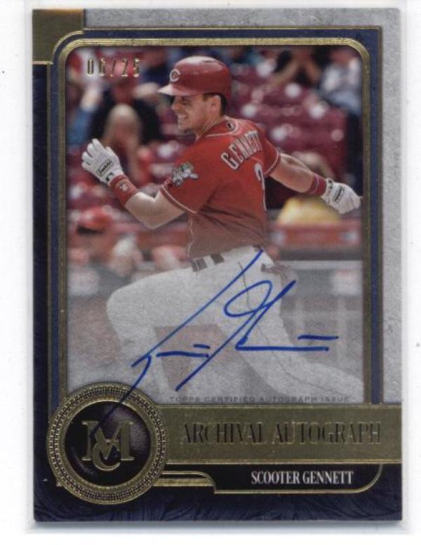 2019 Topps Museum Archival Autographs Gold