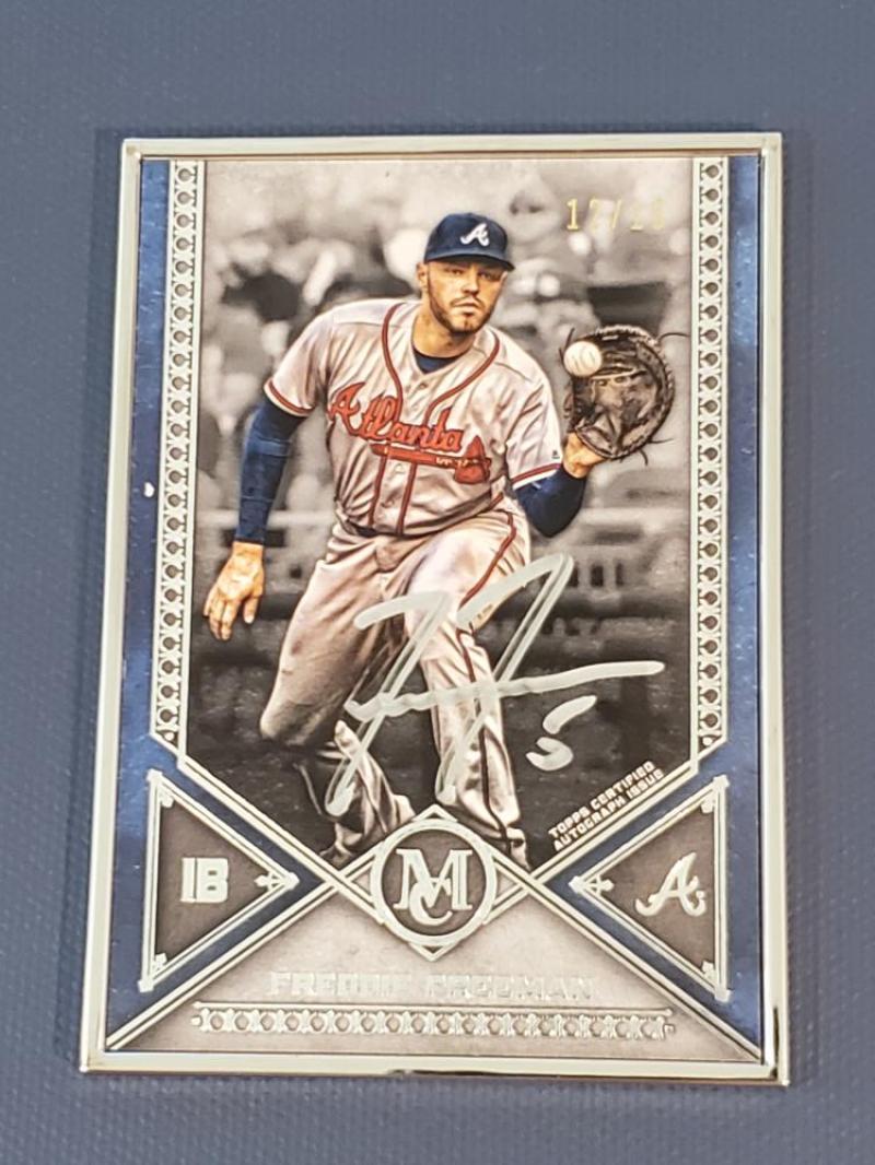 2019 Topps Museum Museum Framed Autographs Silver